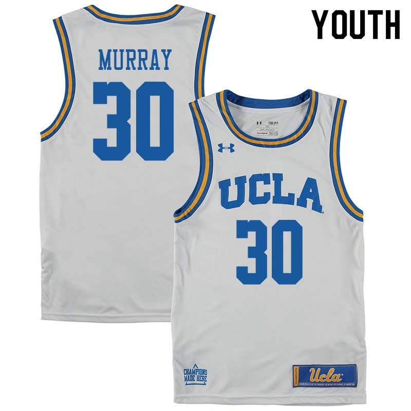 Youth #30 Tracy Murray UCLA Bruins College Basketball Jerseys Sale-White